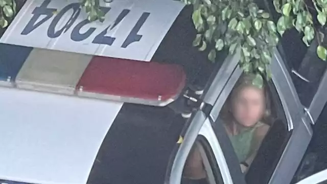 La mujer fue viralizada por arrastrar un perro con su camioneta