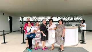 Trabajadores de la estación en Cancún, confirmaron que el número de turistas de otras regiones del país han aumentado.