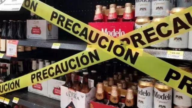 La venta de alcohol se reanudará hasta nuevo aviso