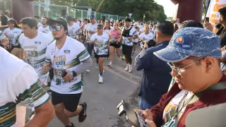 Emmanuel Pool y Rosalba Mex se quedan con la gloria en la Carrera del Día del Abogado