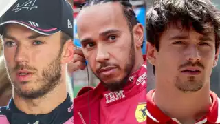 Alpin y  Ferrari sufrieron en China.