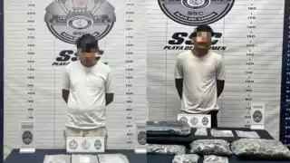 Los detenidos fueron identificados como Jesús “N” de 22 años y Leandro “N”, de 19