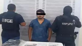 Por delitos contra la salud detuvieron a un hombre en Tulum