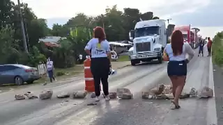 Liberan carretera Cancún-Mérida tras enfrentamiento entre pobladores
