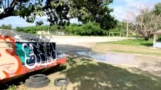 La cancha propiedad del Sindicato de Trabajadores del Ayuntamiento, se encuentra en deplorables condiciones