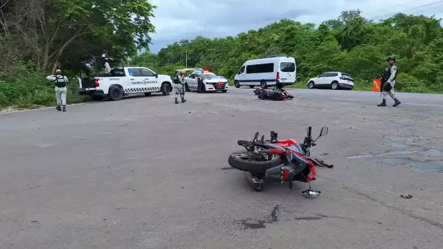 La mujer embarazada fue llevada por un coche particular al hospital