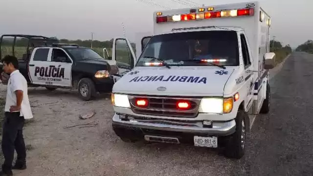 La combi fue remolcada hasta el corralón