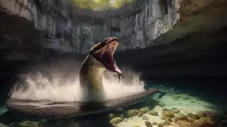 Tsukán, la enorme serpiente que resguarda los cenotes de Yucatán