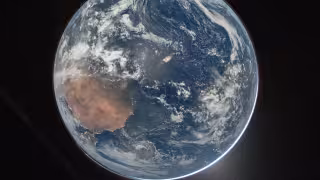 La foto más reciente de la Tierra desde el espacio