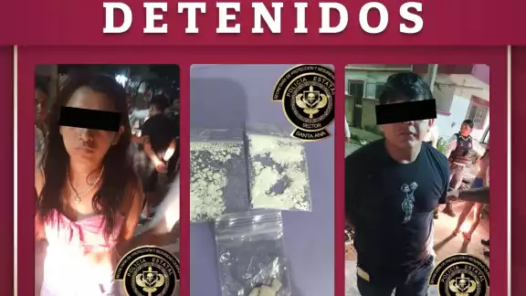 Dos jóvenes fueron detenidos en Campeche por presuntos delitos de narcomenudeo.