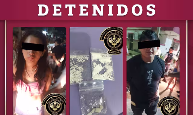 Dos jóvenes fueron detenidos en Campeche por presuntos delitos de narcomenudeo.