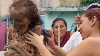 Comunidades de Campeche que  limpian los huesos de sus  difuntos