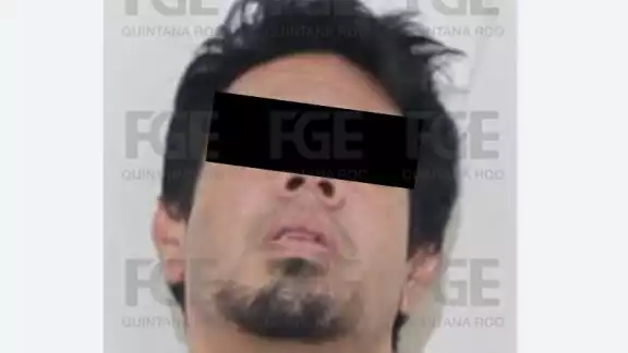 Carlos Fernando “N” fue detenido con anfetamina en Villas del Sol, Playa del Carmen