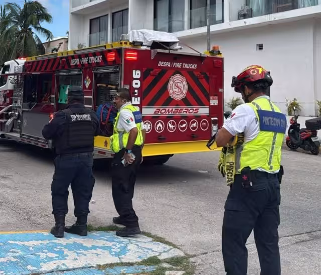 Los cuerpos de emergencia llegaron rápido al lugar para atender el llamado de auxilio.