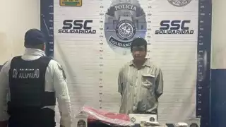 Además del arma se encontró un cargador y 44 cartuchos