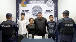 Damián, Karla, Pablo y César resistieron el arresto