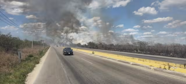 El calor y el viento provocarían mayor probabilidad de incendios en Yucatán
