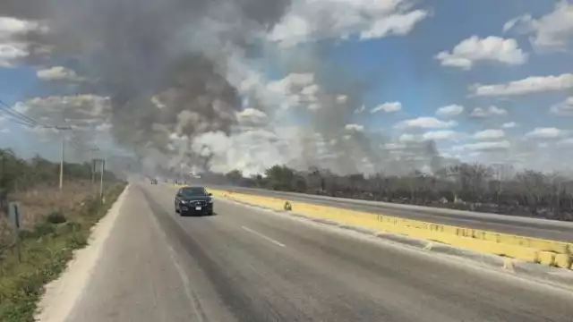 El calor y el viento provocarían mayor probabilidad de incendios en Yucatán