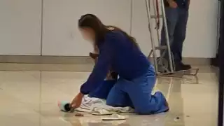 Pasajera pierde su vuelo e intenta ingresar por la zona de equipaje en el aeropuerto de Mérida