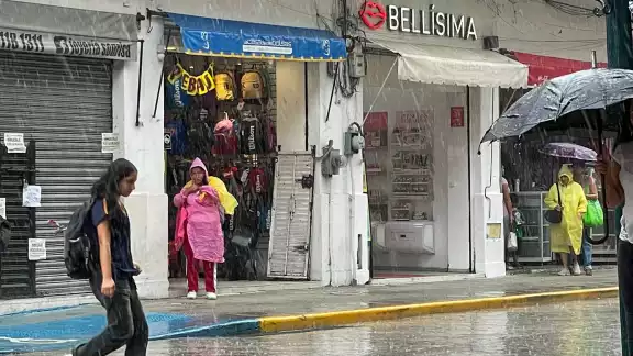 Se espera que las lluvias se mantengan por varios días en Yucatán