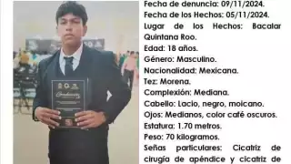 FGE emite orden de búsqueda por Gerardo Sánchez Juárez en Bacalar.