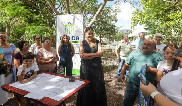 Cecilia Patrón informó que se han intervenido 6 mil metros y se han construido 29 pozos pluviales.