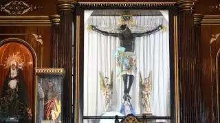 Campeche: Restauración del Cristo Negro de San Román deberá terminar antes de Semana Santa