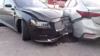 Choque múltiple provoca caos vial
