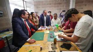 El mandatario Joaquín Díaz Mena visitó los Centros Pilares y Utopías de la Ciudad de México.