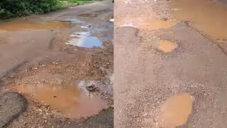 Aguaceros destruyeron 2km de la carretera a San Cosme de Lázaro Cárdenas
