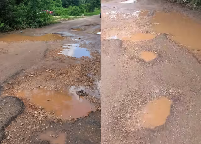 Pobladores afirmaron que son dos kilómetros del camino de acceso que están deteriorados