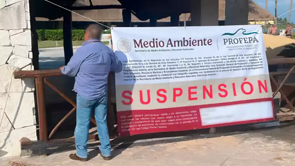 La Profepa aseguró que el lugar no cuenta con autorización para dichos espectáculos