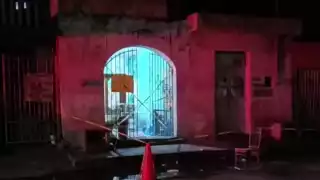 El área fue acordonada en Progreso