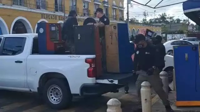 Federales realizan operativo cerca del mercado municipal con apoyo del Ejército y Guardia Nacional