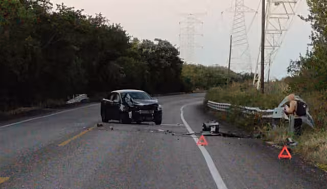 “Accidente en kilómetro 51 deja daños materiales”