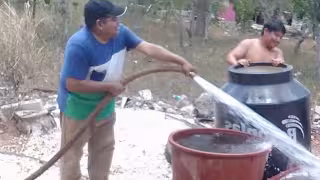 Bajones eléctricos dañan bombas de agua en Pomuch y Santa Cruz