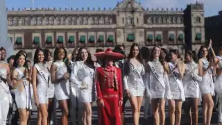 Las Miss se dieron cita en el zócalo de la CDMX