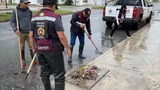 Operativo Tormenta atiende zonas de riesgo en la ciudad de Chetumal tras lluvias registradas
