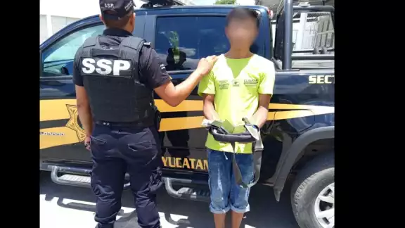 El acusado fue detenido por elementos policiacos de la SSP de Yucatán. El acusado fue detenido por elementos policiacos de la SSP de Yucatán.