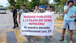 “Defienden el negocio, no el derecho del pueblo”: Ciudadanos y turistas rechazan limitaciones de acceso a playas en Tulum
