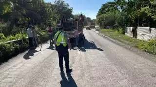 Las vías en mal estado representan un riesgo para conductores y pasajeros
