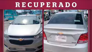 Un automóvil con reporte de robo fue detectado en un módulo REPUVE en el municipio de Carmen.