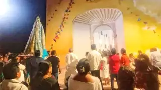 Concluyen  novenarios en honor a la Virgen de la Asunción en Hopelchén