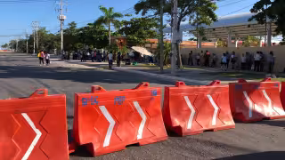 Caos vial en Campeche por cierre de avenidas para instalación de la Feria 2026