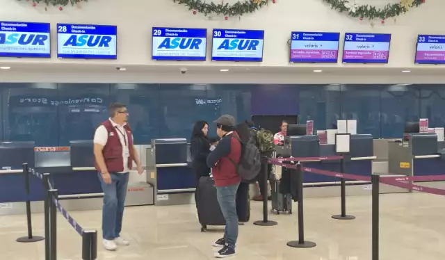 Profeco vigila aeropuerto de Mérida en temporada decembrina