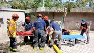 Trabajador se recupera tras caer en una cisterna en Playa del Carmen