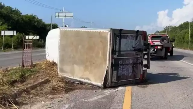 Durante el accidente no se reportaron lesionados o víctimas mortales