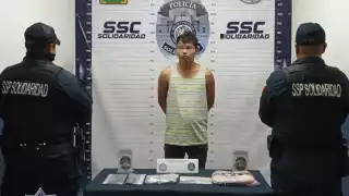Frustran venta de un probable tirador en Playa del Carmen.