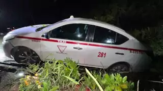 El conductor resultó ileso sin lesiones considerables