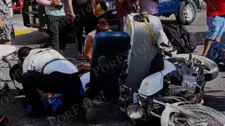 Repartidor de tortillas atropella a una mujer en la Región 251 de Cancún
